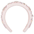 Girls Pink Embellished Floral Headband, 1, hi-res