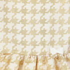 Baby Girls White & Gold Houndstooth Dress, 1, hi-res