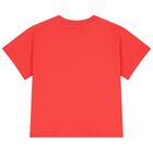 Red Eiffel Tower & Tiger Tail Logo T-Shirt, 1, hi-res