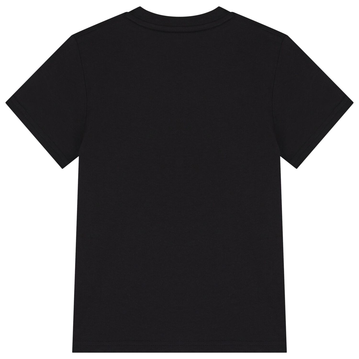 Boys Black Logo T-Shirt, 1, hi-res