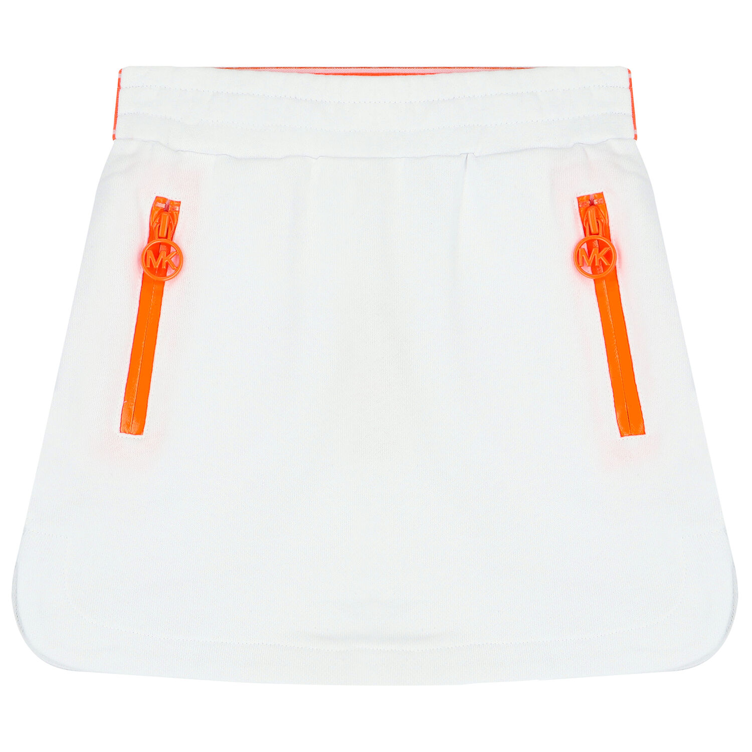 Girls White Logo Skirt, 1, hi-res