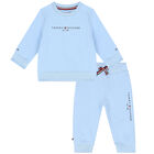 Blue Logo Baby Tracksuit, 2, hi-res