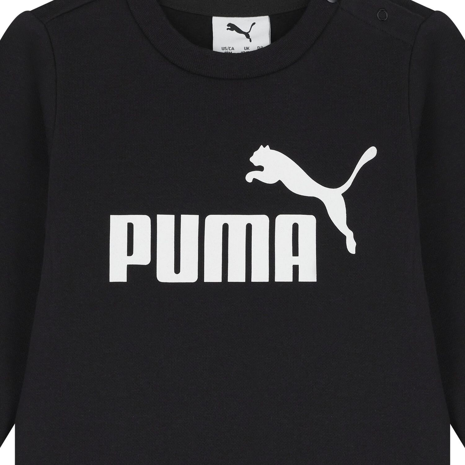 Younger Black Logo Tracksuit, 1, hi-res