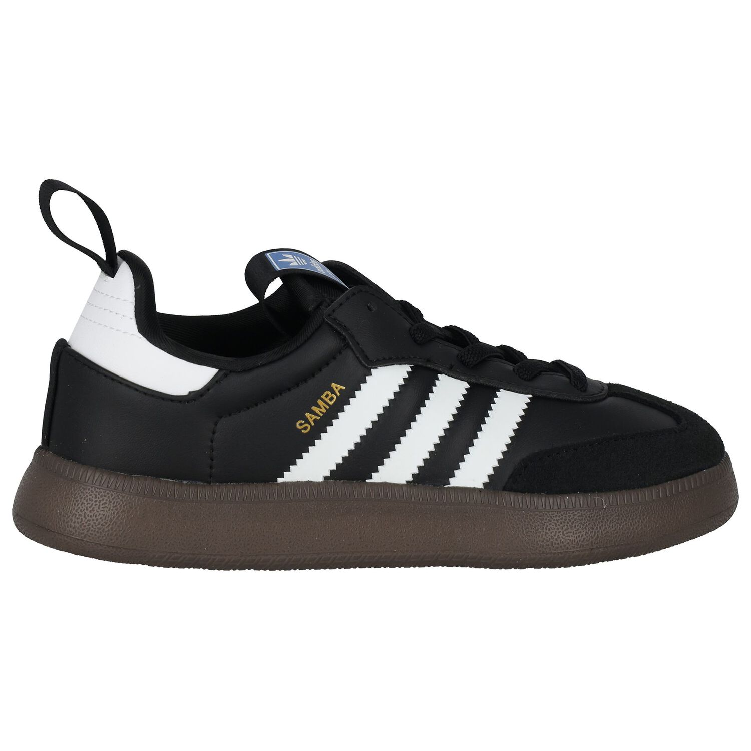 Black Samba Quickon Trainers, 1, hi-res