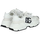 White Logo Trainers, 1, hi-res