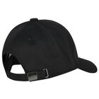 Boys Black Logo Cap, 1, hi-res