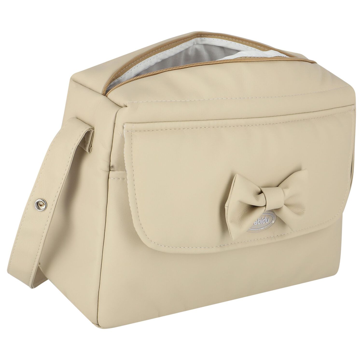 Beige Bow Baby Changing Bag, 3, hi-res image number null