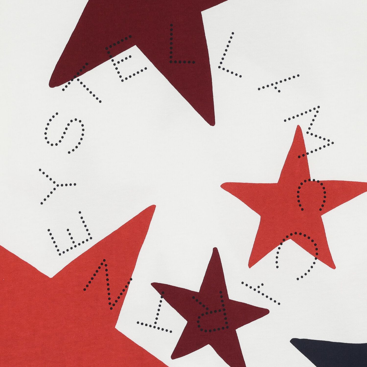 Girls White Star Logo T-Shirt, 1, hi-res