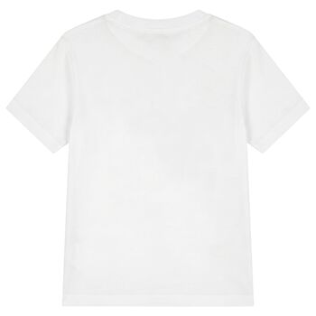 Boys White Logo T-Shirt