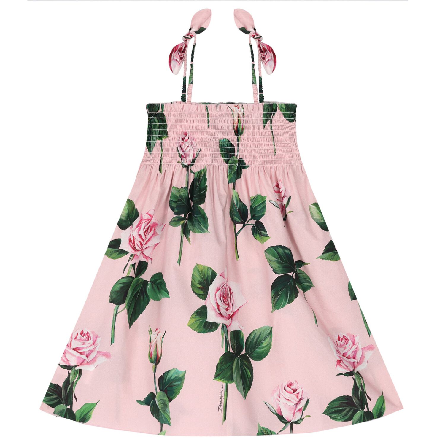 Girls Pink Roses Dress, 1, hi-res image number null