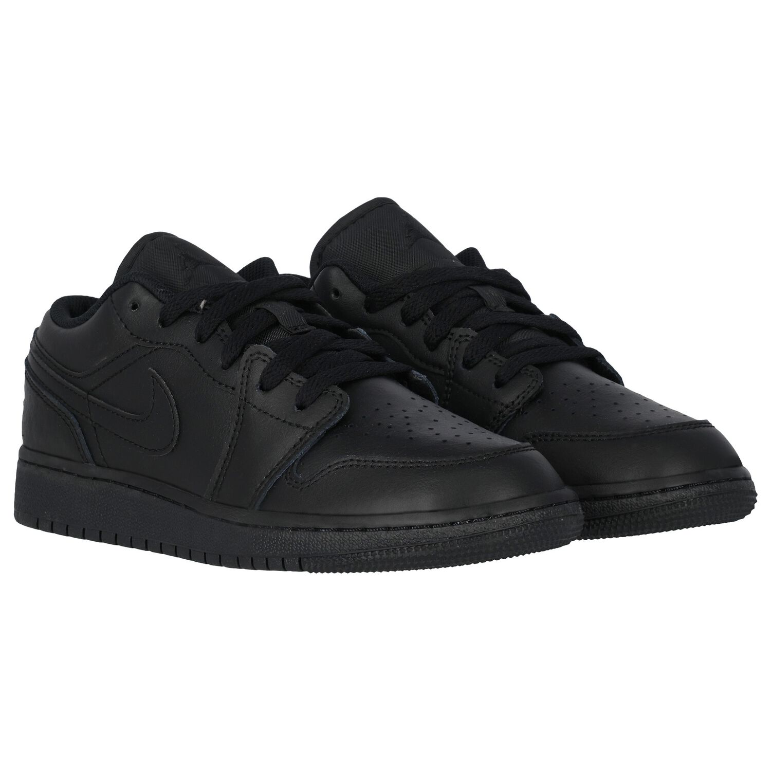 Nike Kids Black Air Jordan Low Trainers Junior Couture UK