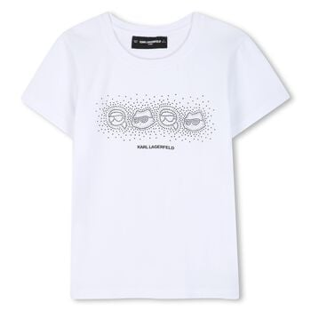 Girls Mini Me Ikonik Karl & Choupette T-Shirt