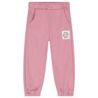Girls Pink Joggers, 1, hi-res