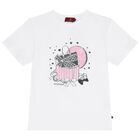 Girls White Bag T-Shirt, 1, hi-res