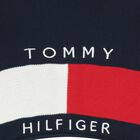 Girls Navy Blue Logo Knitted Sweater, 1, hi-res