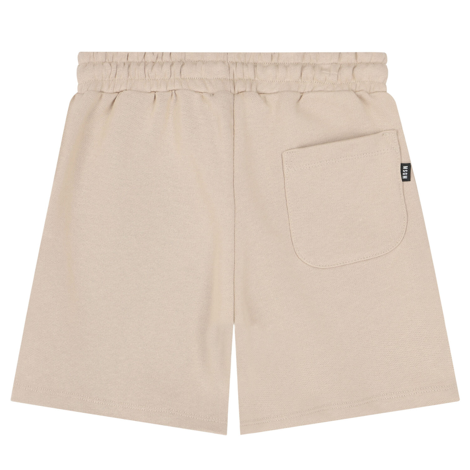 Boys Beige Logo Shorts, 1, hi-res