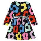 Girls Black Floral Dress, 1, hi-res
