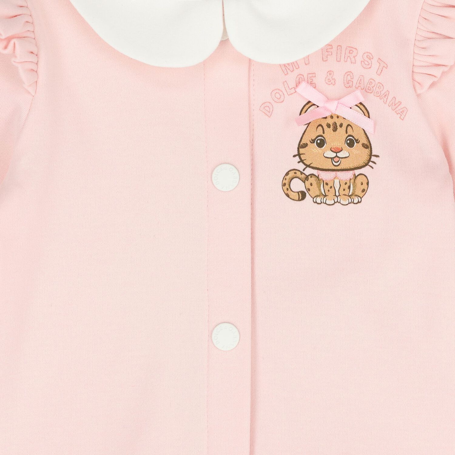 Baby Girls Pink & White Logo Babygrow Gift Set , 1, hi-res