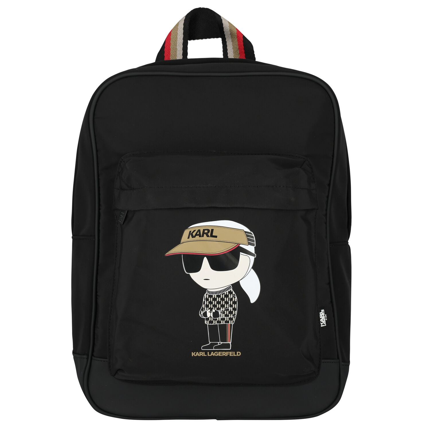 Boys Black Ikonik Backpack, 1, hi-res