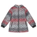 Girls Pink Reversible Hooded Coat, 1, hi-res