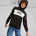 Boys Black & White Logo Hooded Top, 1, hi-res