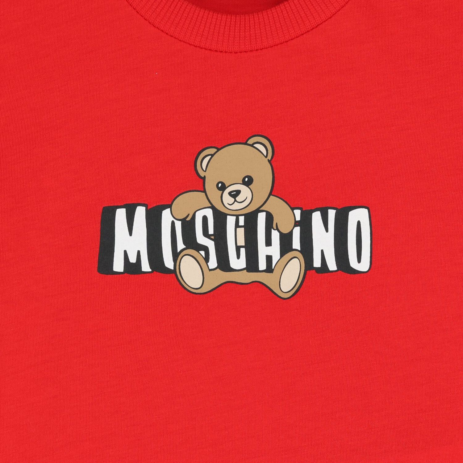 Younger Red Teddy Bear Logo T-Shirt, 5, hi-res