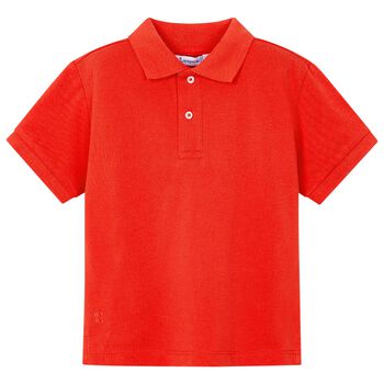 Boys Red Polo Shirt