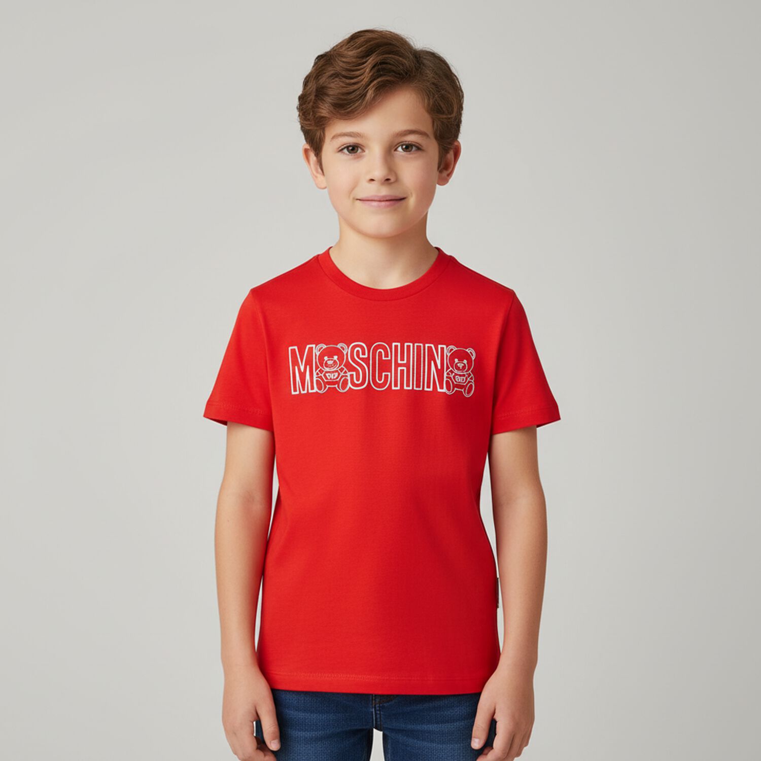 Red Teddy Logo T-Shirt, 3, hi-res image number null