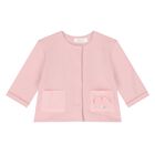 Baby Girls Ivory & Pink Tracksuit Set, 3, hi-res