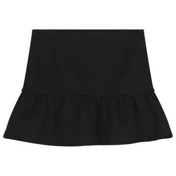Girls Black Teddy Bear Skirt