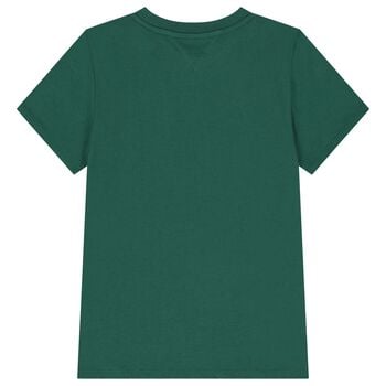 Boys Green Logo T-Shirt
