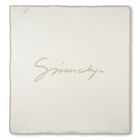 Beige & Ivory Logo Baby Blanket, 1, hi-res