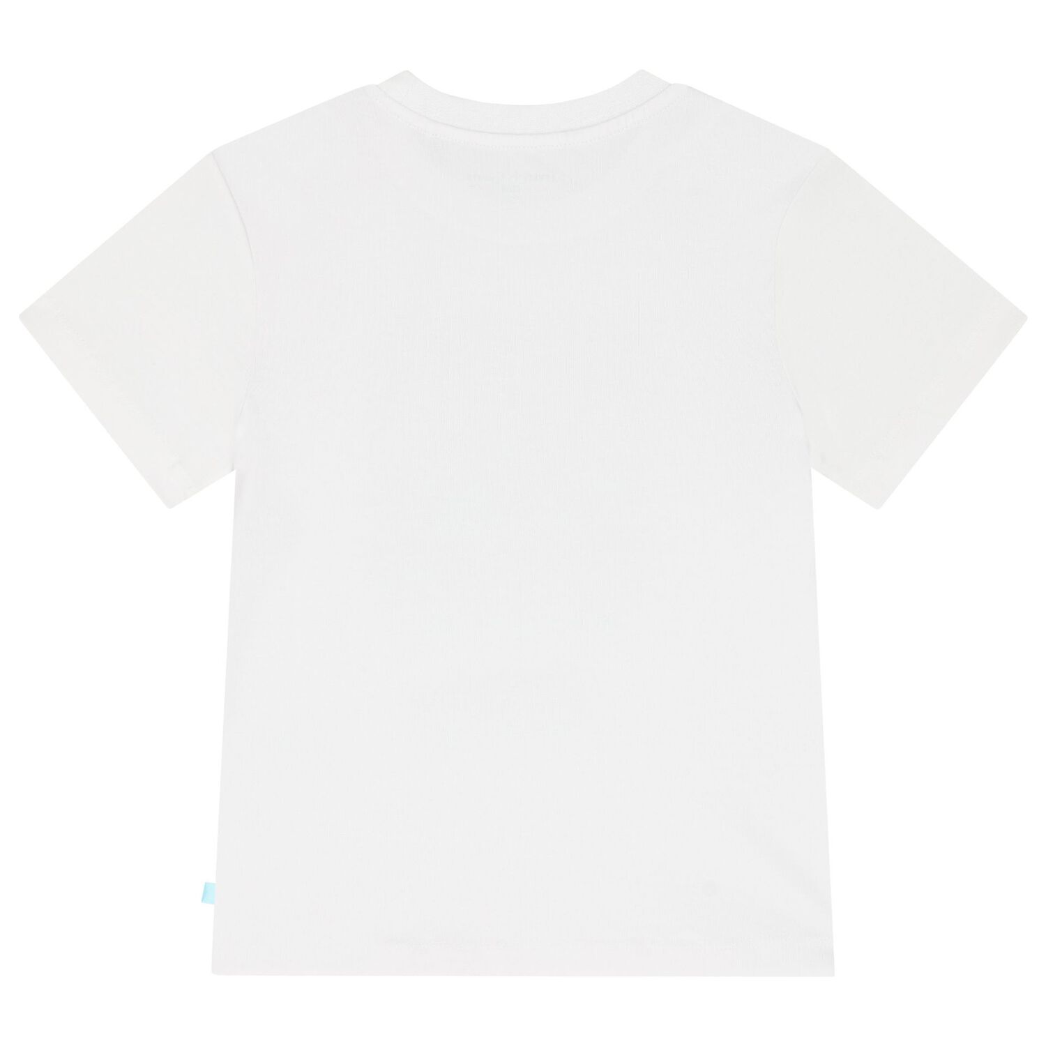 Boys White & Blue Logo Shorts Set, 1, hi-res image number null