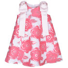 Girls Pink Trapeze Dress Set, 1, hi-res