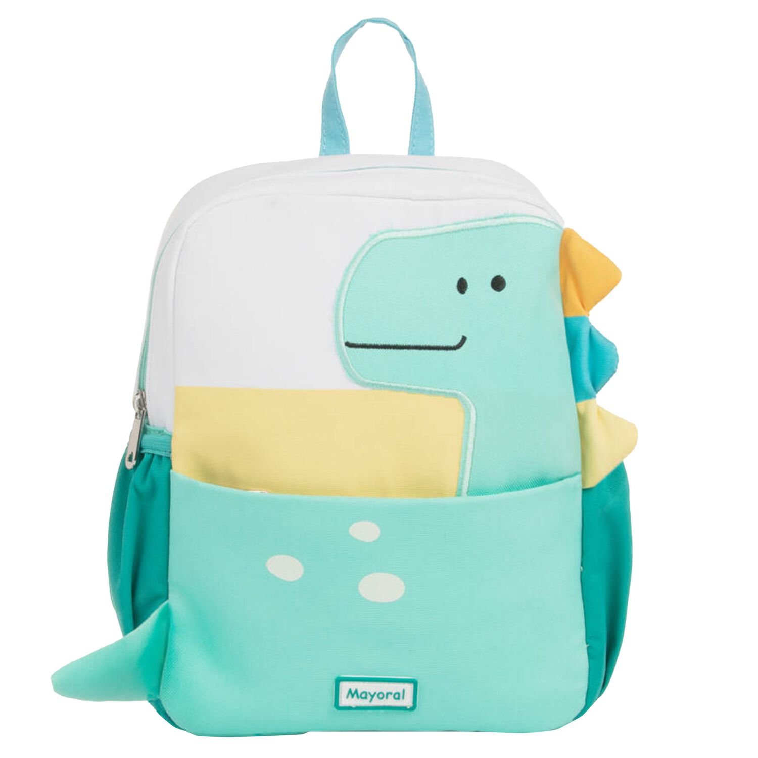 Boys Green Dinosaur Backpack, 2, hi-res