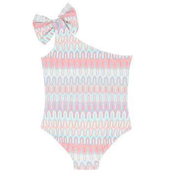 Girls Multi-Coloured One Shoulder Bikini