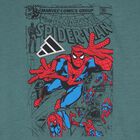 Boys Green & Black Marvel Logo Tracksuit, 1, hi-res