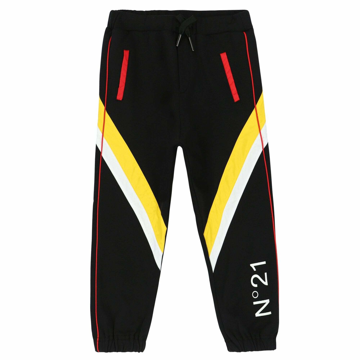 Boys Black Logo Joggers, 1, hi-res