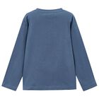 Boys Blue Long Sleeve Top, 1, hi-res