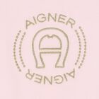 Baby Girls Pink & Gold Logo Babygrow Hat & Bib Gift Set, 1, hi-res