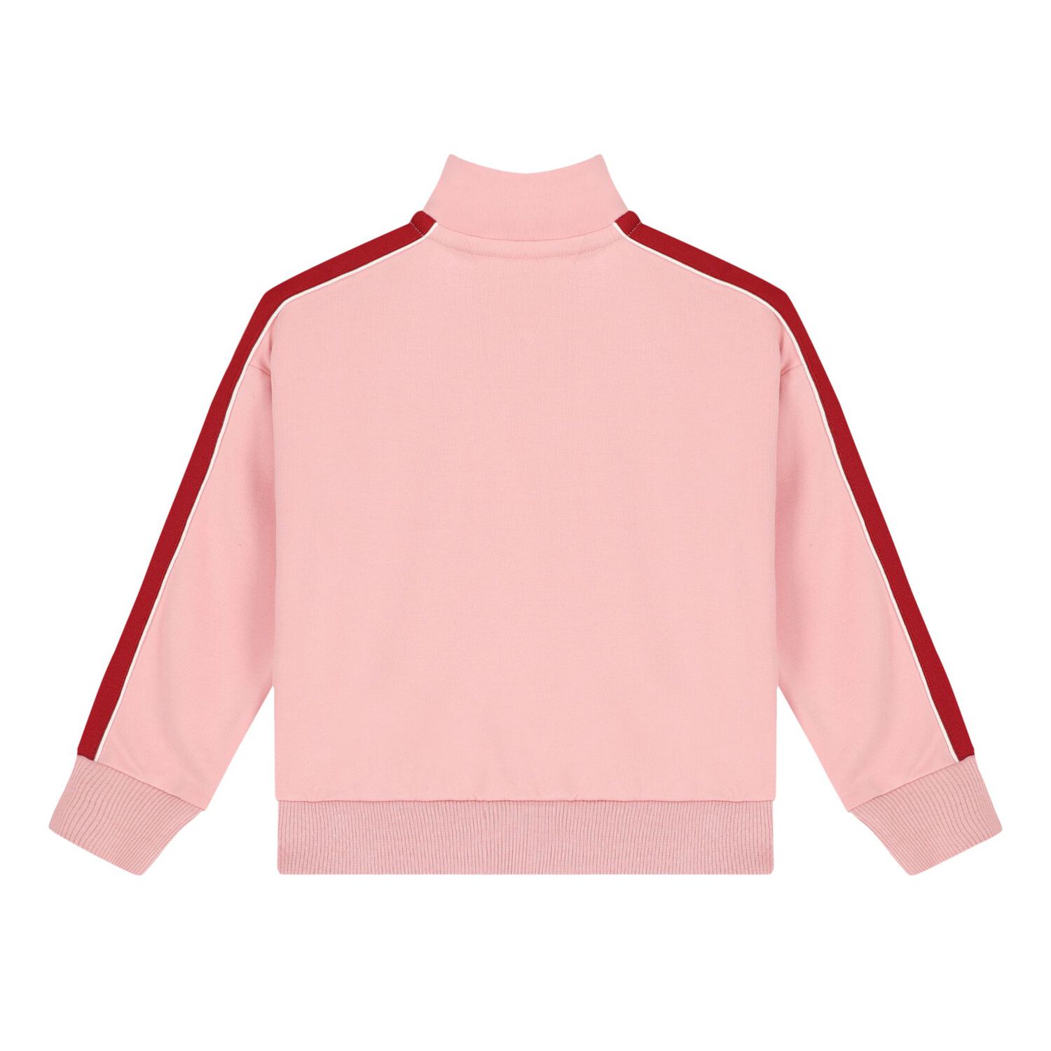 Girls Pink Logo Zip Up Top, 1, hi-res