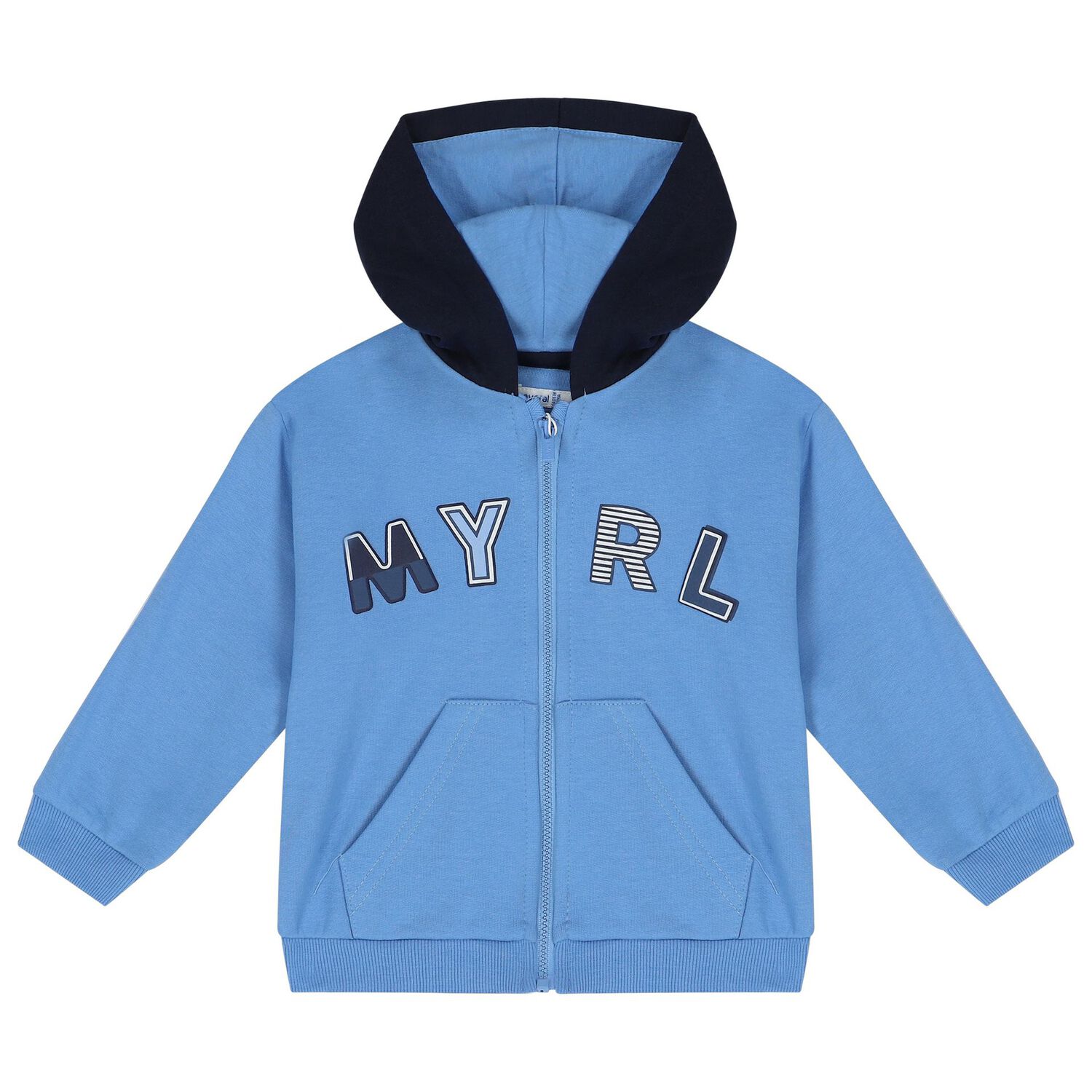 Younger Boys Blue 3 Piece Tracksuit Set, 2, hi-res