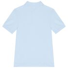 Boys Blue Logo Polo Shirt, 6, hi-res