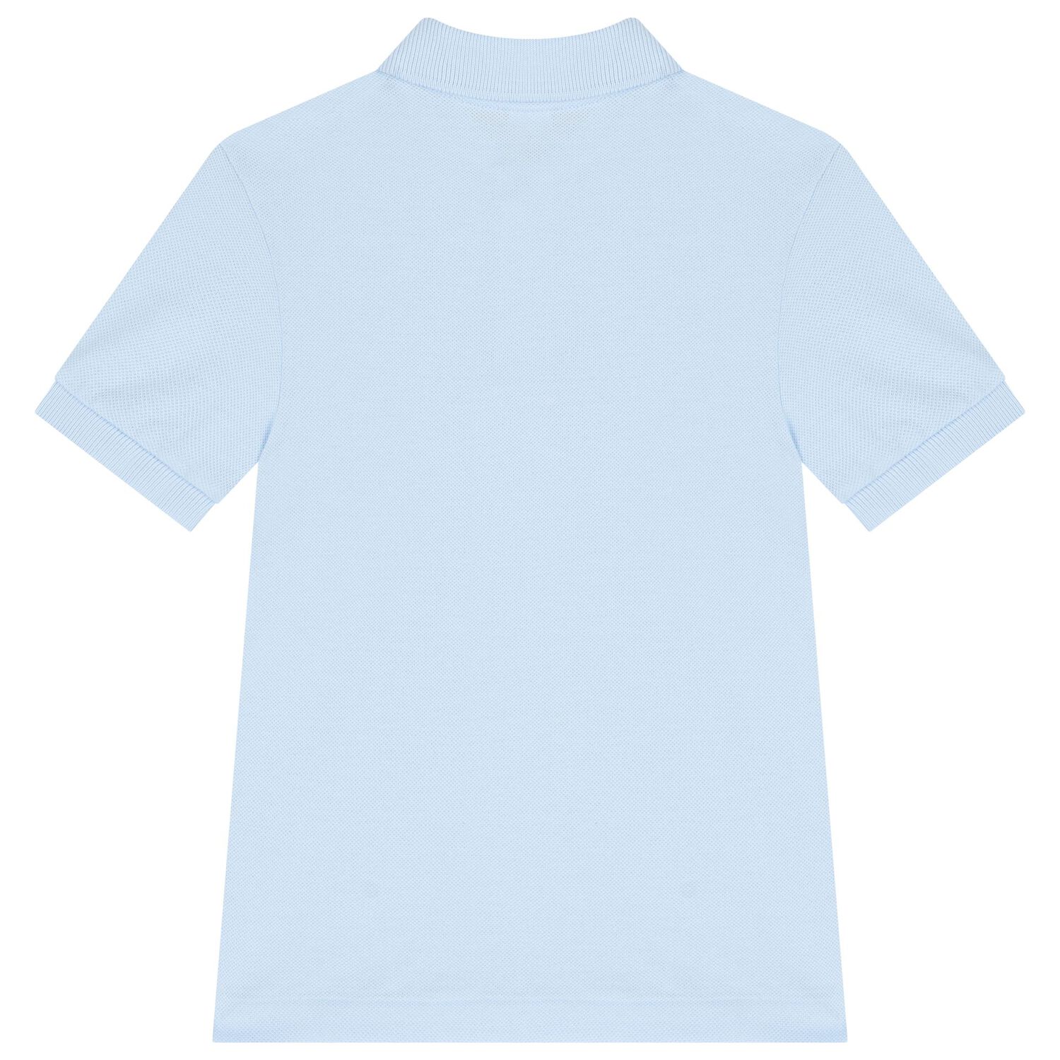 Boys Blue Logo Polo Shirt, 6, hi-res
