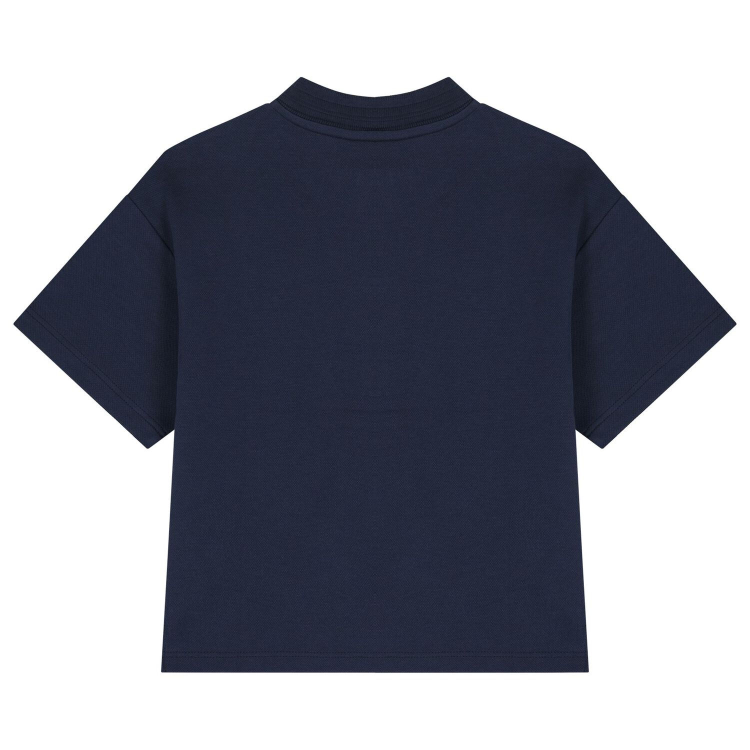 Boys Navy Blue Logo Polo Shirt, 1, hi-res