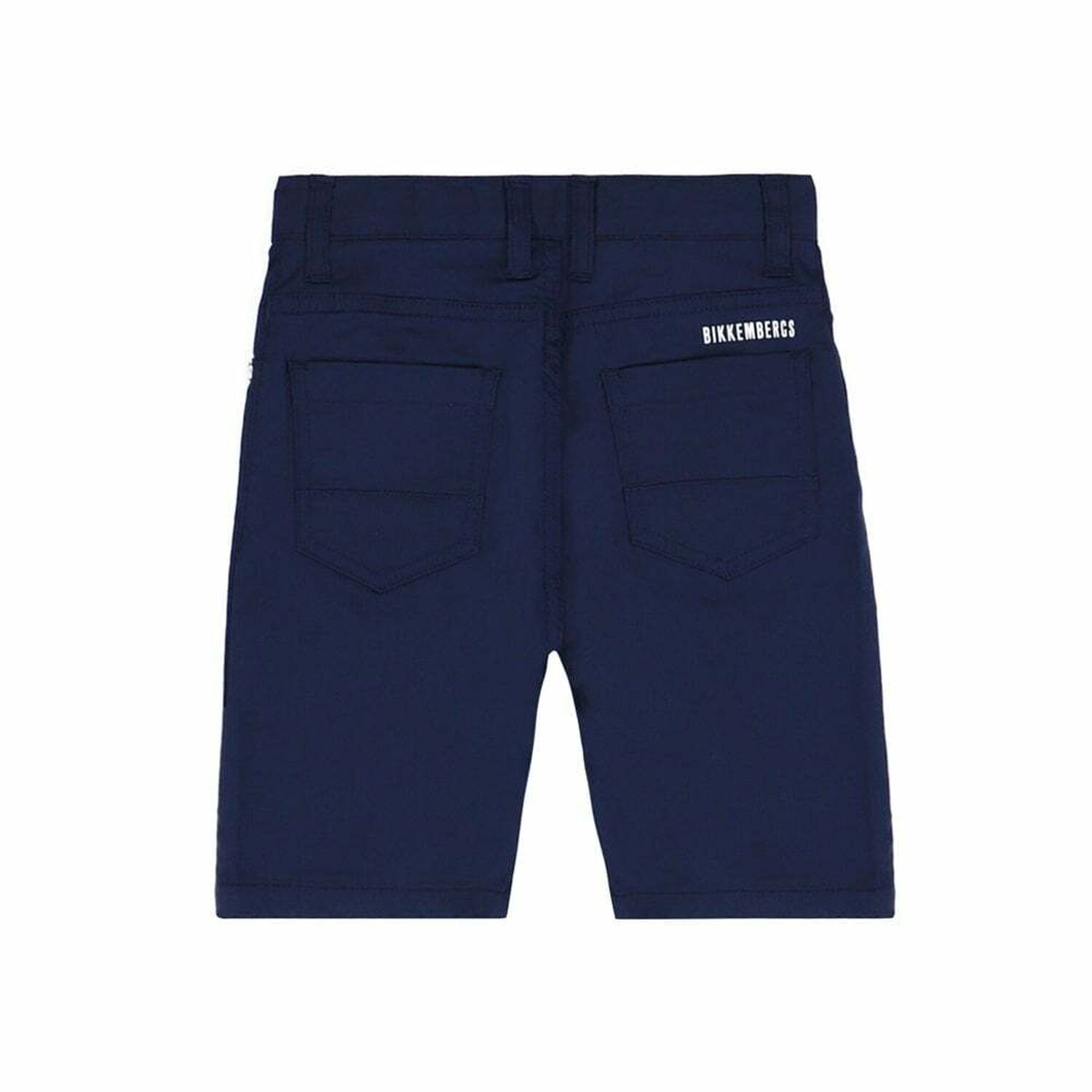 Boys Navy Cotton Shorts, 1, hi-res