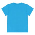 Younger Boys Blue Teddy Bear Logo Shorts Set, 3, hi-res