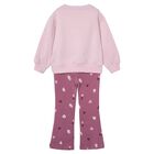 Girls Pink Teddy Bear Leggings Set, 2, hi-res
