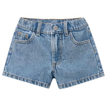 Girls Blue Denim Shorts