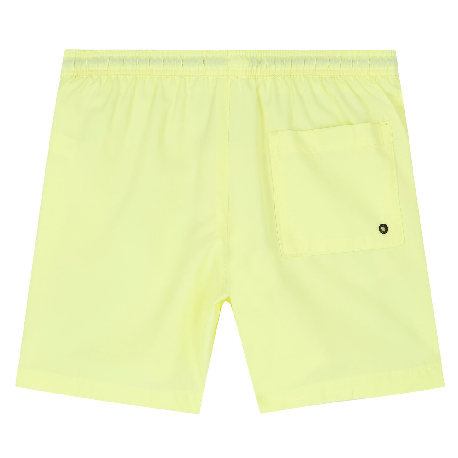 Boys Light Yellow Logo Swim Shorts, 1, hi-res